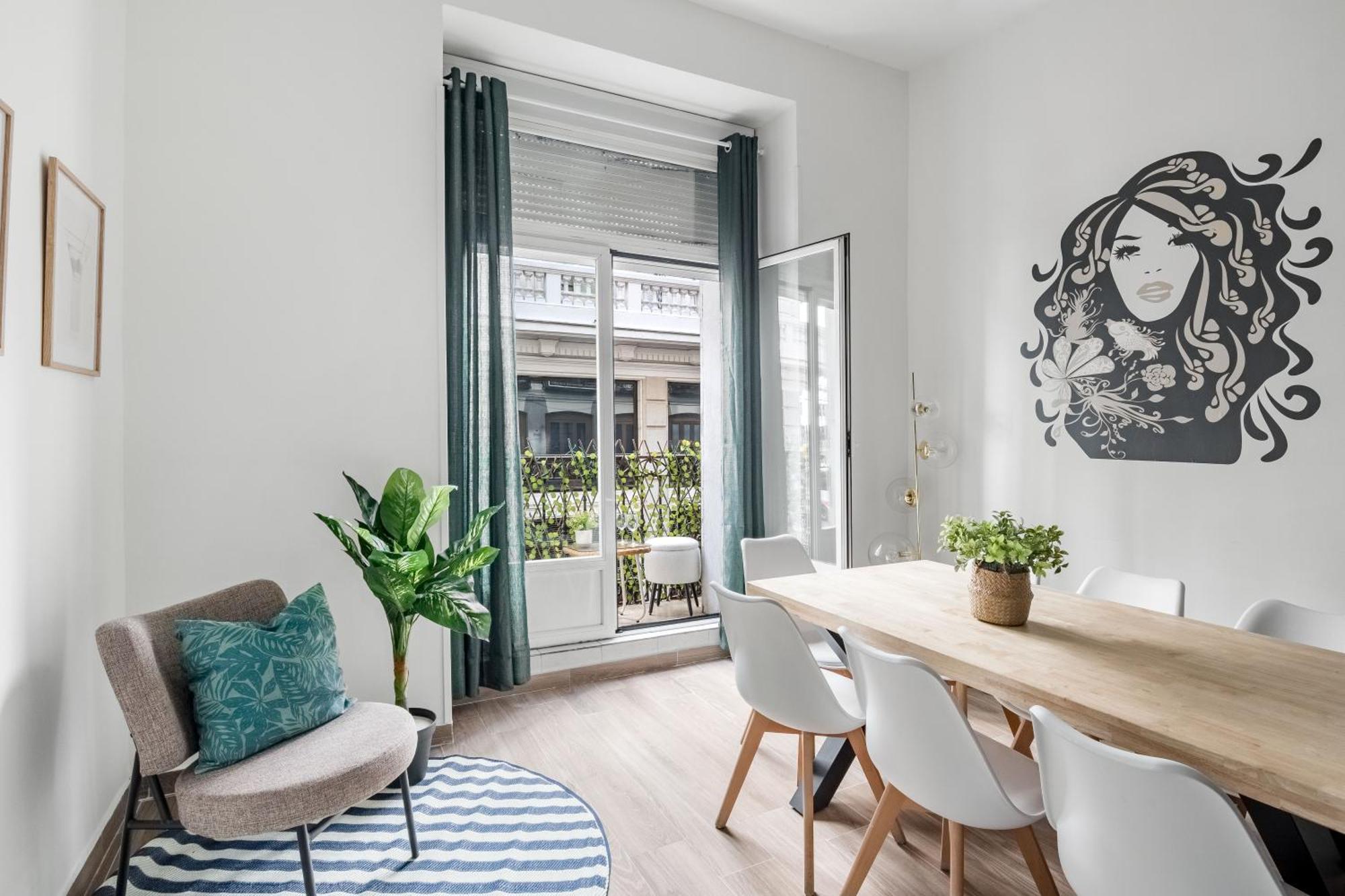 Ferienwohnung Charming Gran Via Madrid Exterior foto